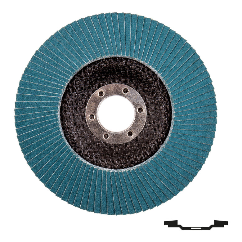 STIER Fächerschleifscheiben Profi Ø 115 mm Set 10 Stk Schleifscheiben div Größen