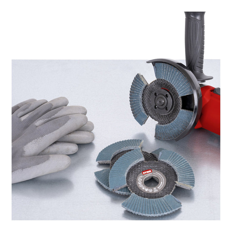 STIER Fächerschleifscheibe View Line 125 x 22,23 K80 für handelsübliche