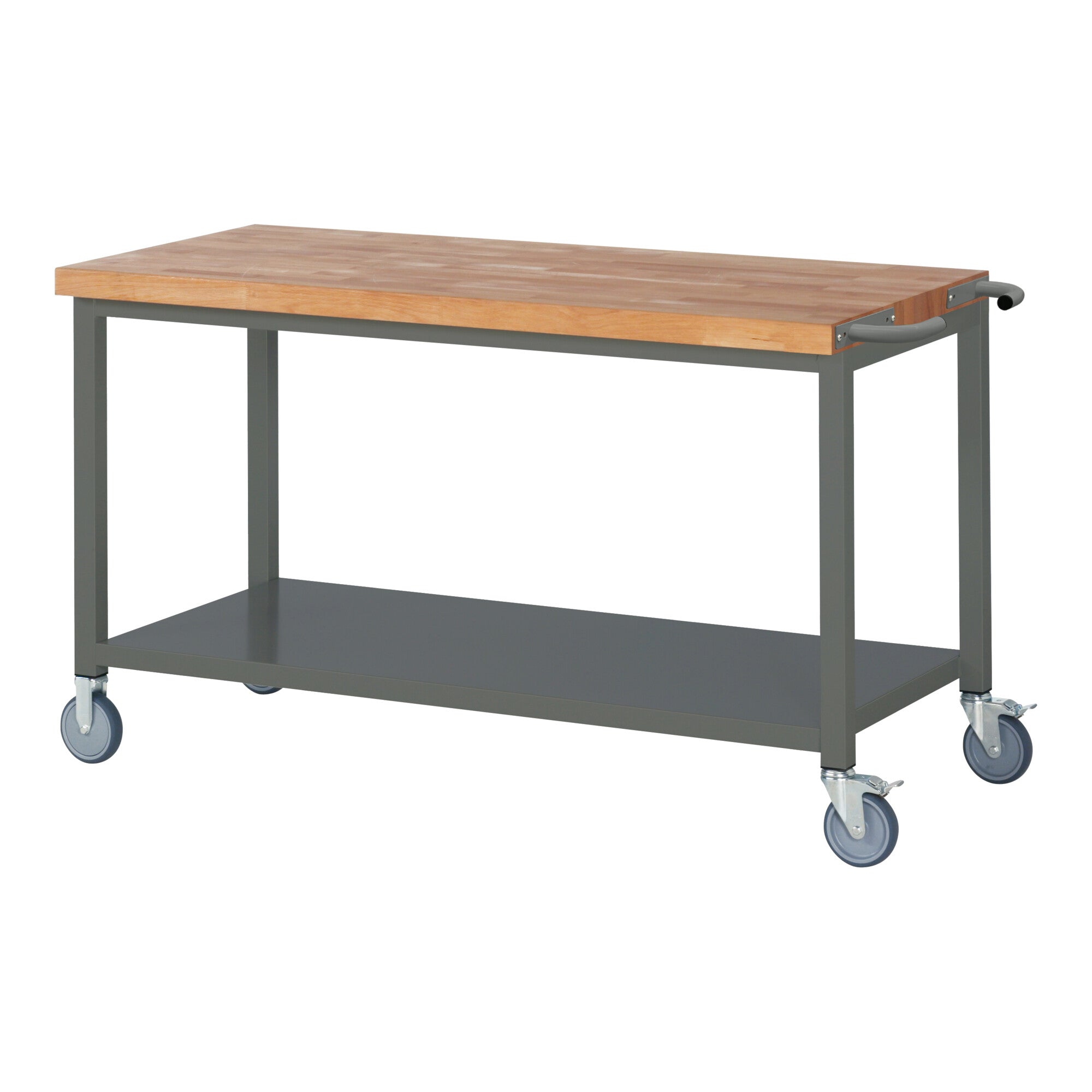 STIER Fahrbare Werkbank Premium mit Ablageboden BxTxH 750x700x880 mm
