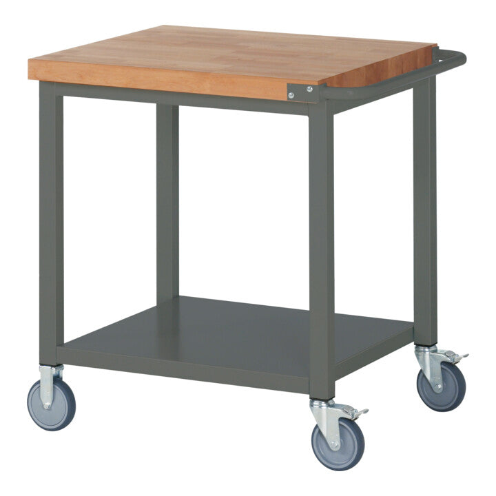 STIER Fahrbare Werkbank Premium mit Ablageboden BxTxH 750x700x880 mm