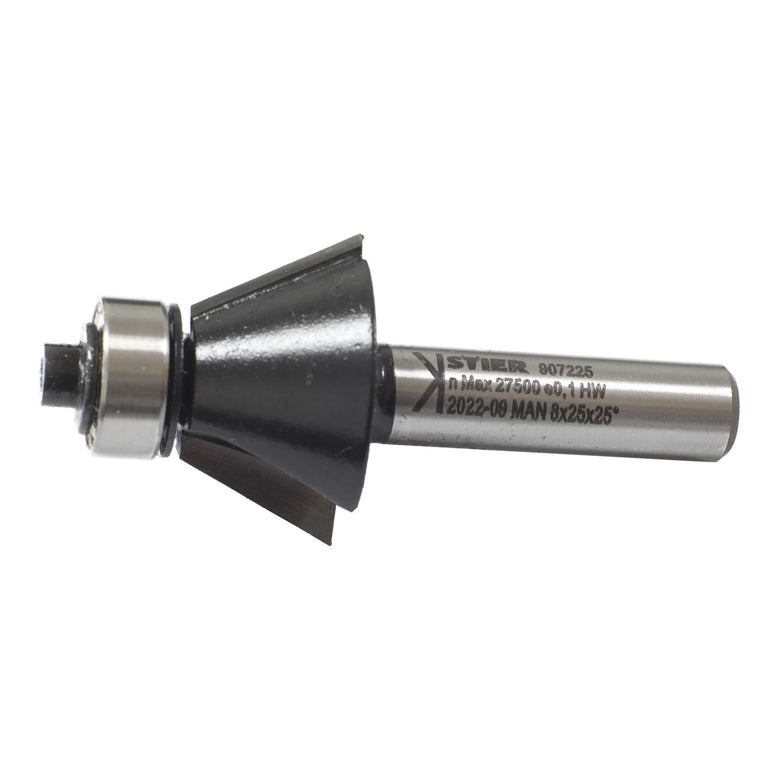 STIER chamfer cutter 25° x D25 x S8 mm HM (HW)