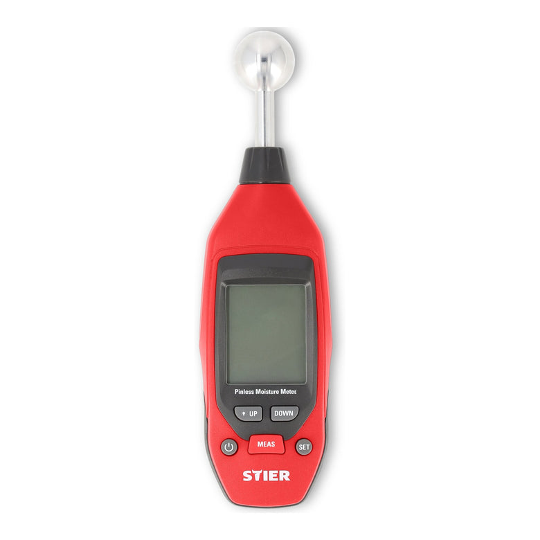 STIER Feuchtigkeitsmessgerät bis 40 mm Tiefe LCD-Display batteriebetrieben