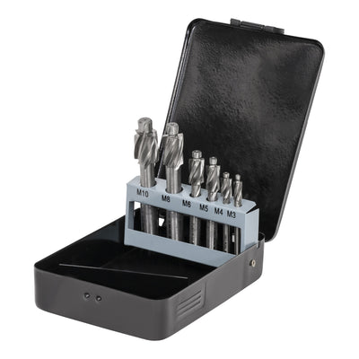 STIER countersink set M3-M10 HSS right-hand cutting DIN 373 with guide pin