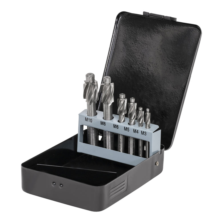 STIER countersink set M3-M10 HSS right-hand cutting DIN 373 with guide pin