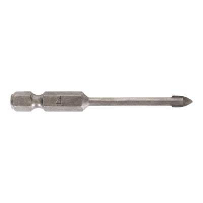 STIER tile drill 4 mm size 1/4 inch bit HEX hexagon YG6X metal hardness value