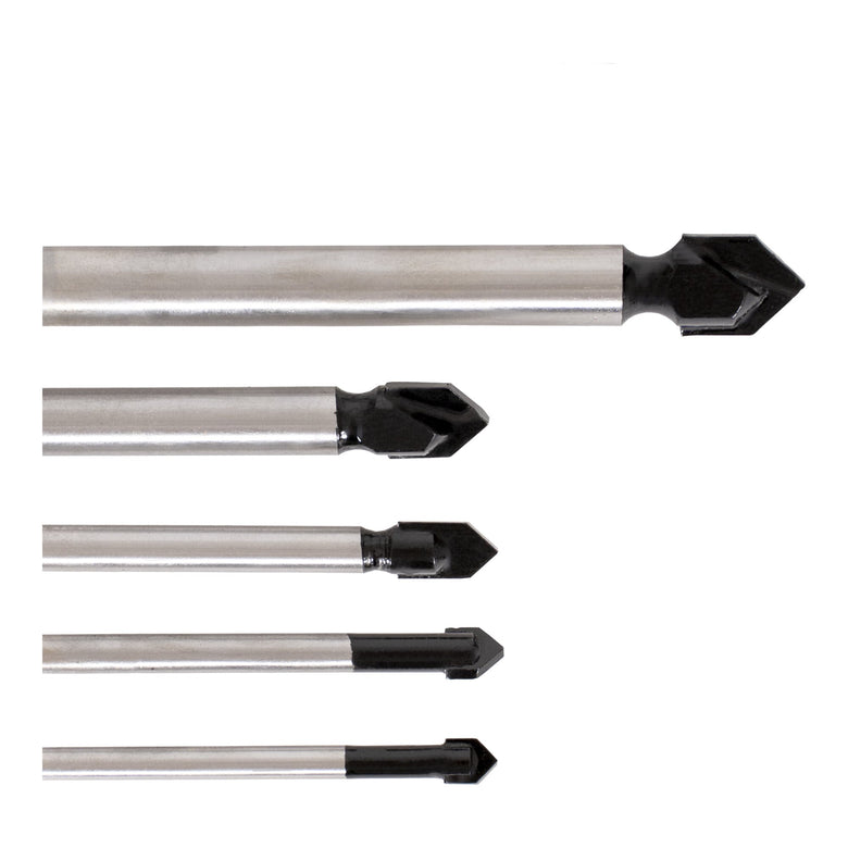 STIER tile drill set 5-piece cylindrical shank round shank high-quality