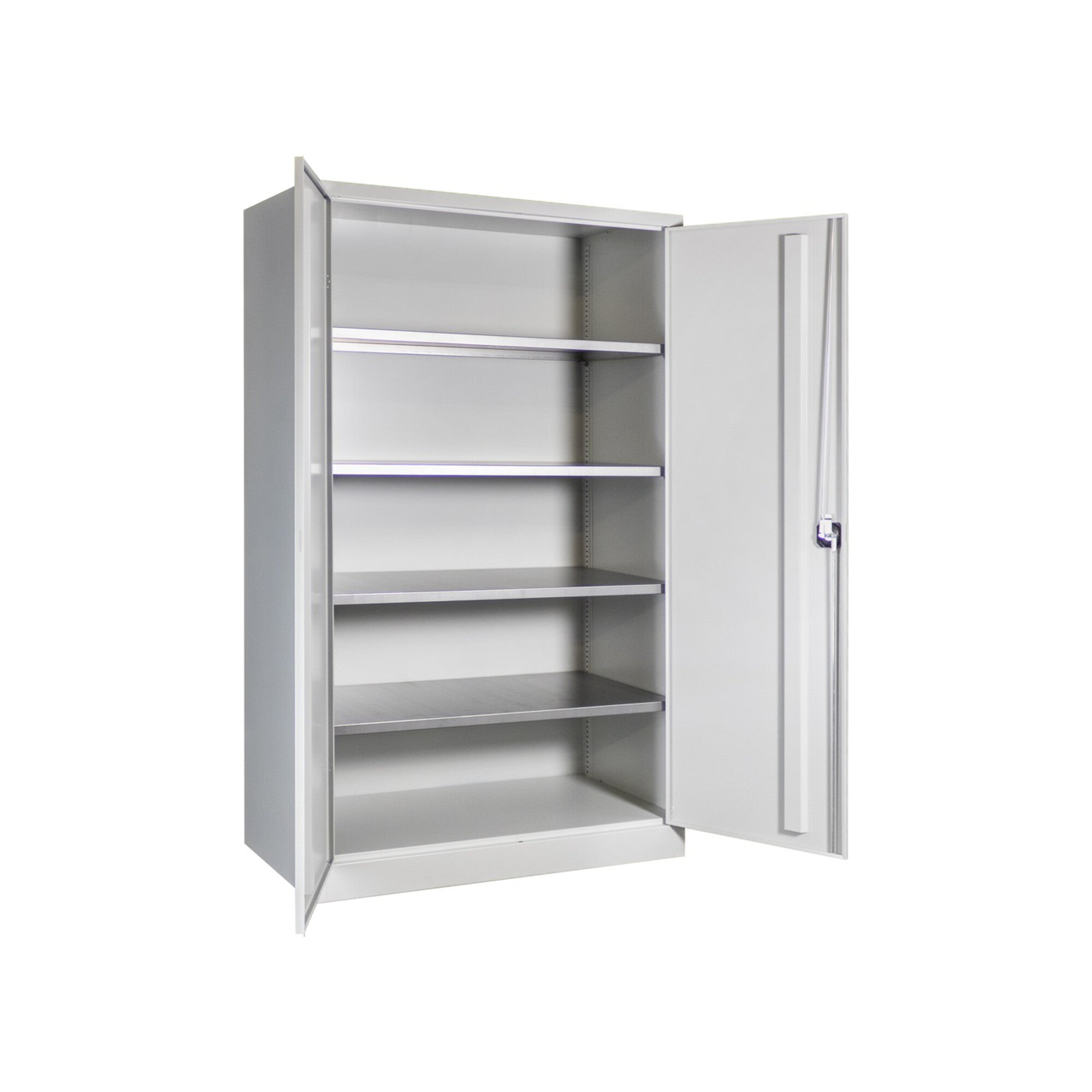 STIER Premium universal cabinet with 4 galvanized shelves 1950x1200x600mm
