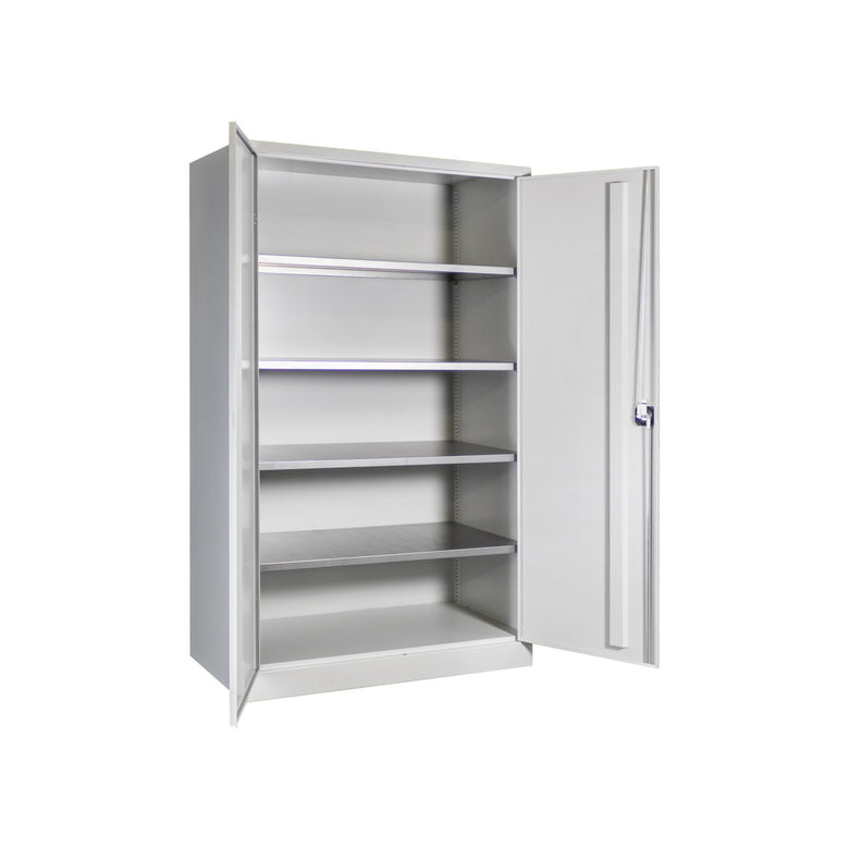 STIER Premium universal cabinet with 4 galvanized shelves 1950x1200x600mm