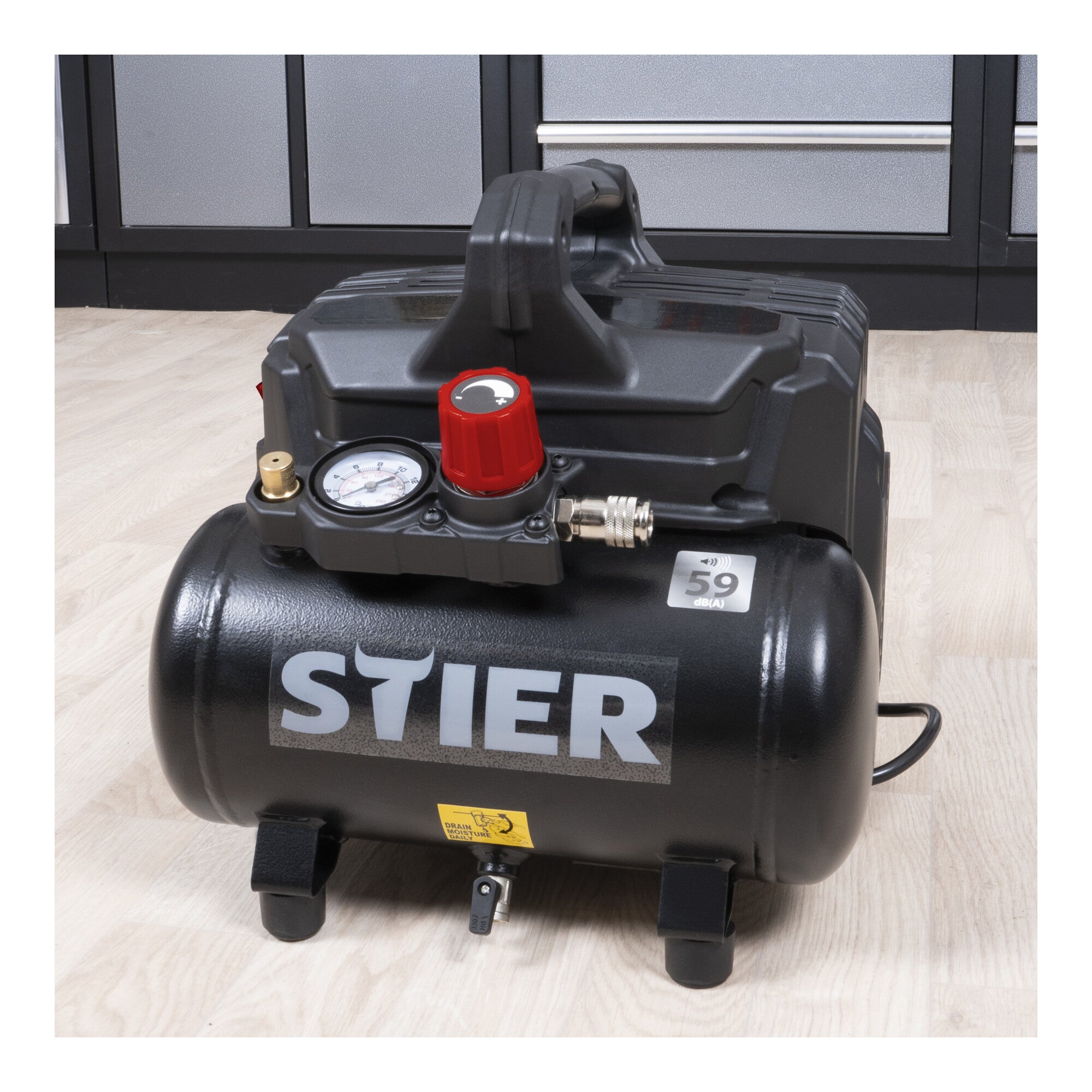 STIER whisper compressor FKT 215-8-6 oil-free