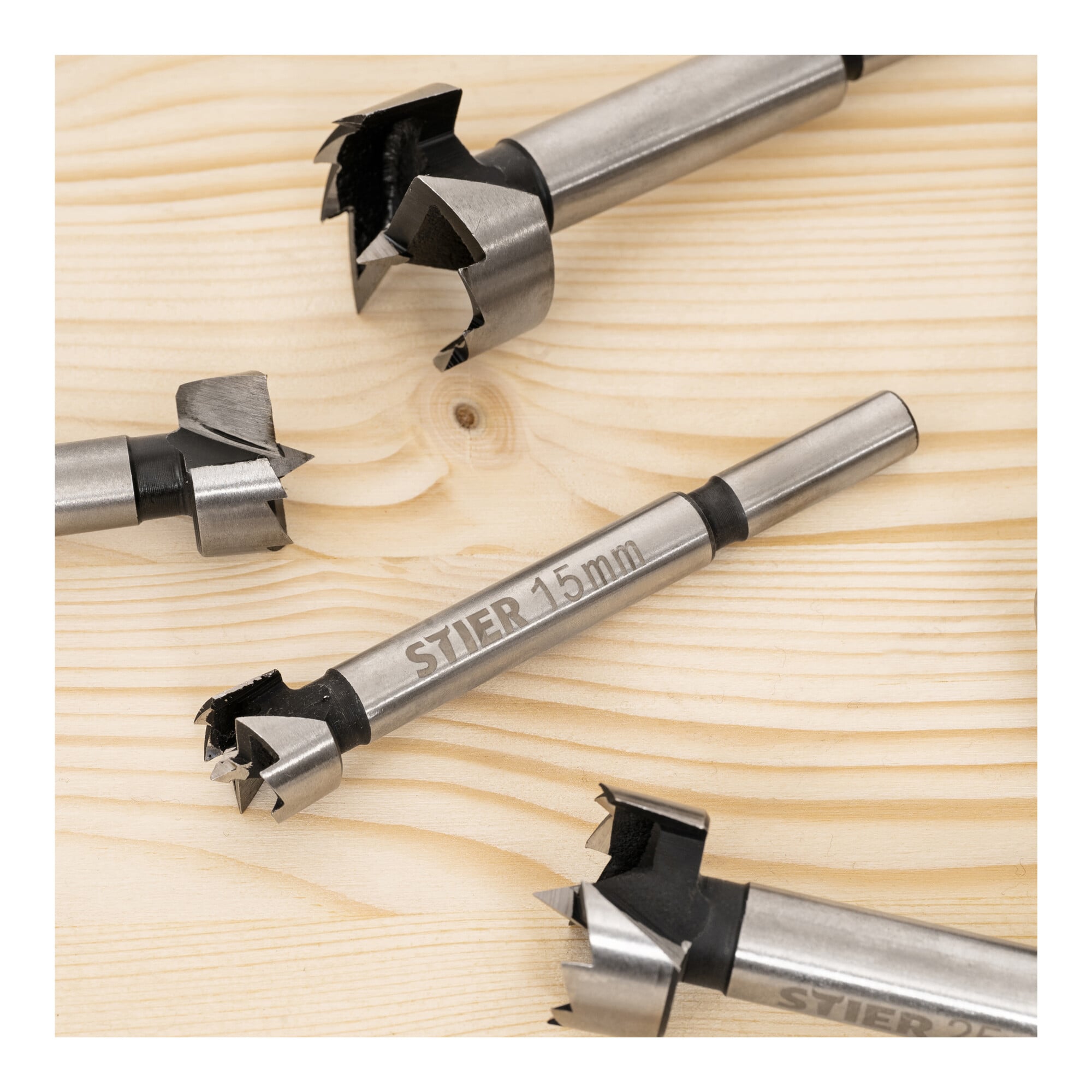 STIER Forstnerbohrer Holzbohrer Scharnierlochbohrer Astlochbohrer diverse Größen