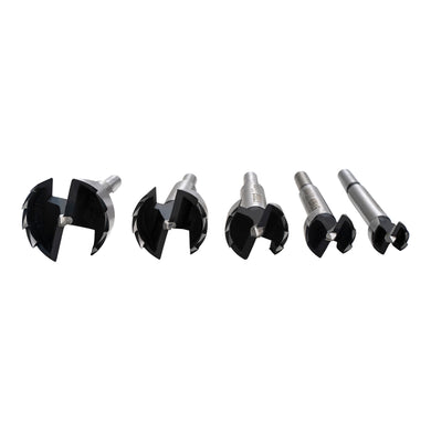 STIER high-quality Forstner bit set 5-piece in practical cassette 20 25 30