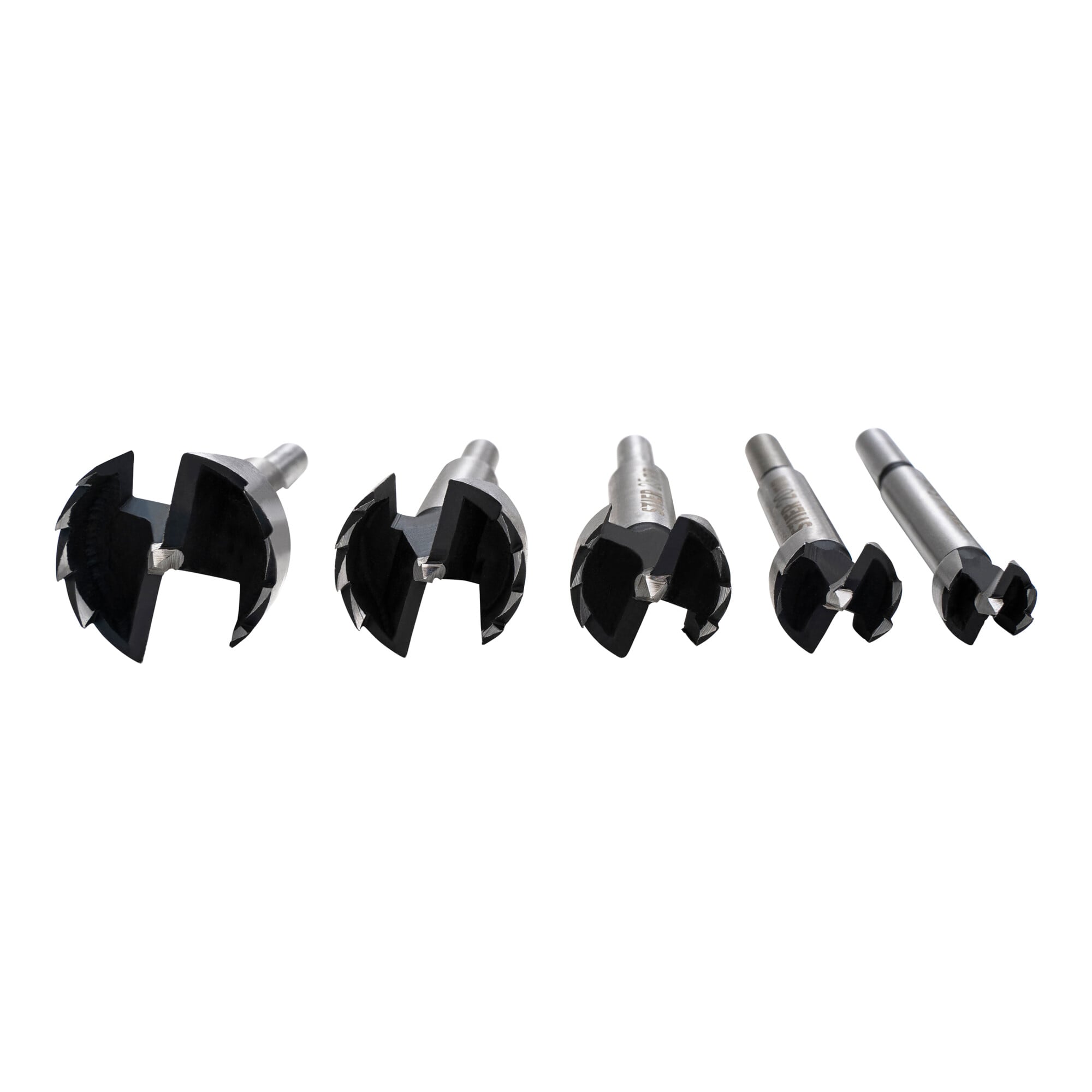 STIER high-quality Forstner bit set 5-piece in practical cassette 20 25 30