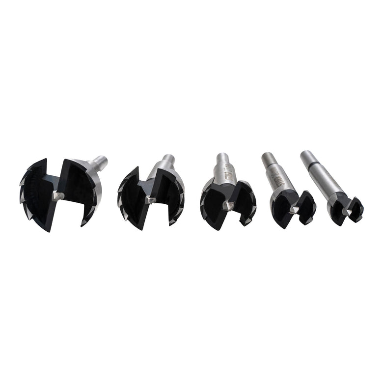 STIER high-quality Forstner bit set 5-piece in practical cassette 20 25 30