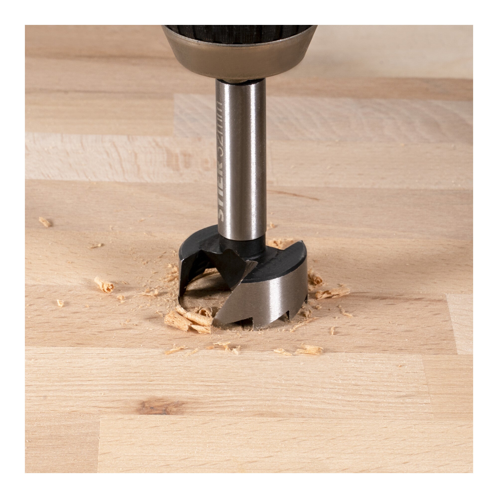 STIER Forstnerbohrer-Set in Holz-Kasette 15-teilig (Durchmesser 10 - 50 mm) 8 -