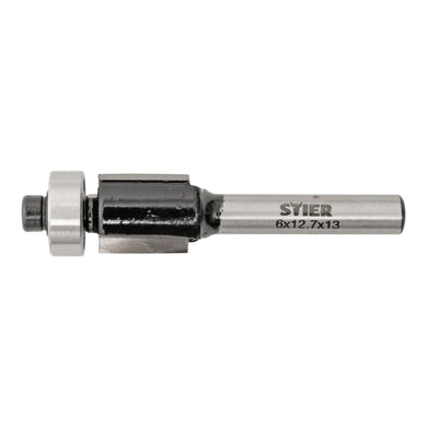 STIER milling cutter set 3-piece 6 mm shank groove cutter flush cutter round edge cutter