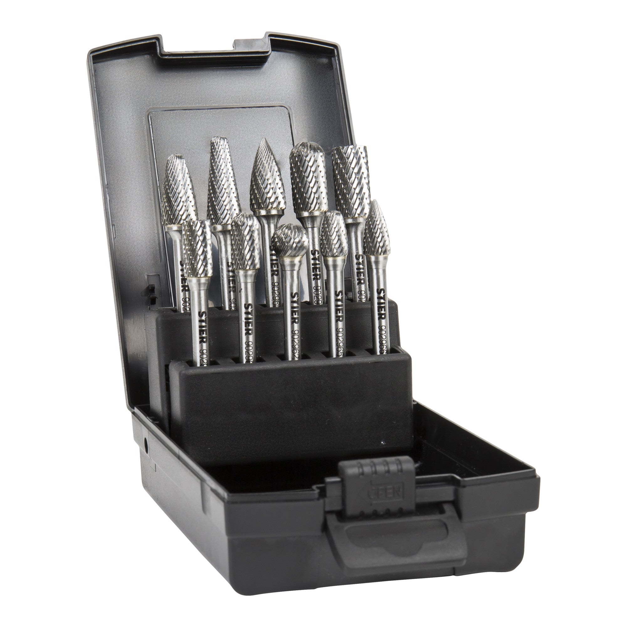 STIER Frässtifte-Set 5-tlg | 10-tlg Schaftfräser Hartmetall Stiftfräser