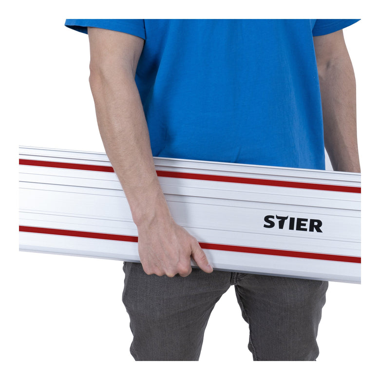 STIER guide rail rail system length 800 mm with aluminum rail and