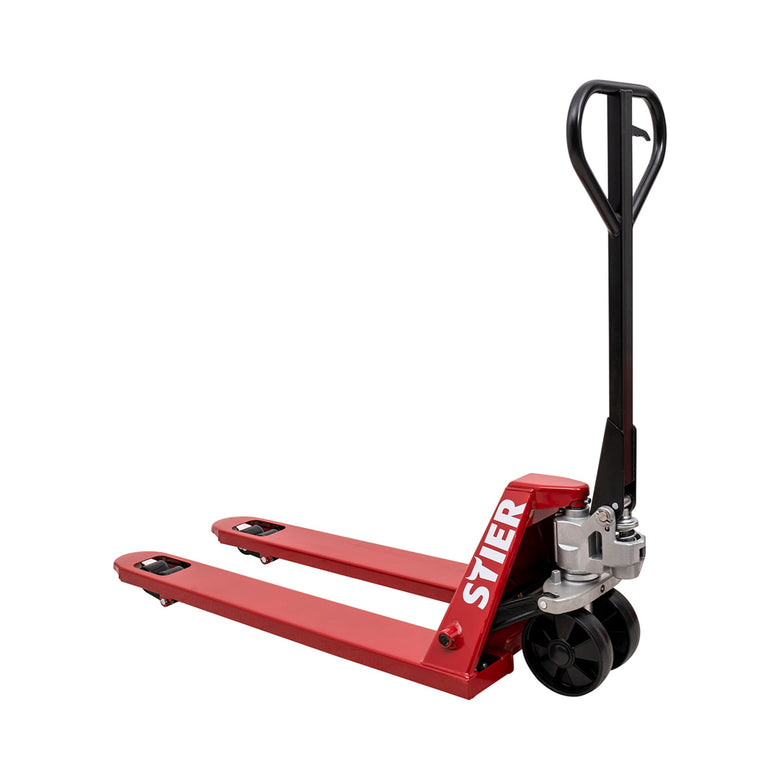 STIER pallet truck 2t to 2.5t hand pallet truck forklift truck nylon rollers various versions