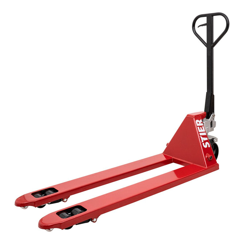 STIER pallet truck 2t to 2.5t hand pallet truck forklift truck nylon rollers various versions