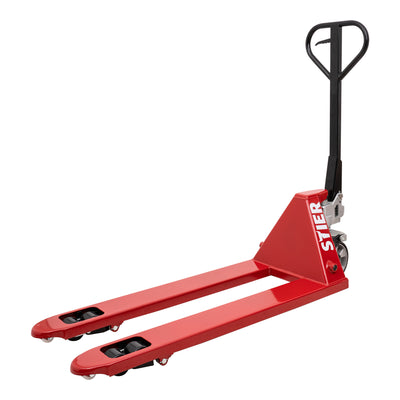 STIER Hubwagen 2500kg Gabellänge 1150mm Handhubwagen Gabelhubwagen Gummi-Rollen