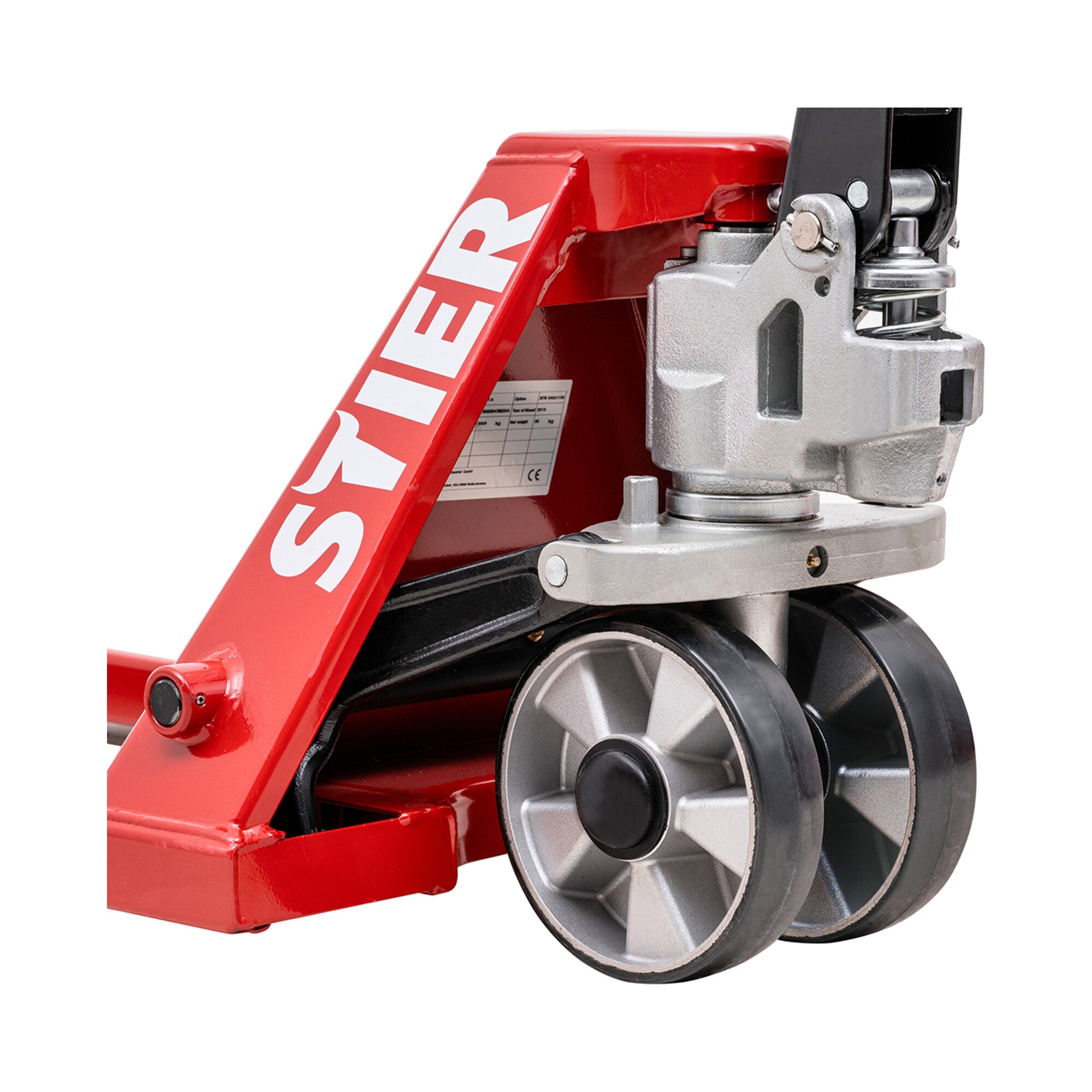 STIER pallet truck 2500kg fork length 1150mm hand pallet truck forklift truck rubber wheels