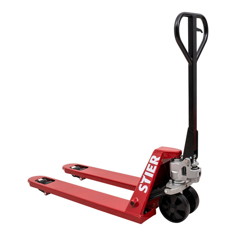 STIER Hubwagen 2500kg Gabellänge 1000mm Handhubwagen Gabelhubwagen Nylon-Reifen