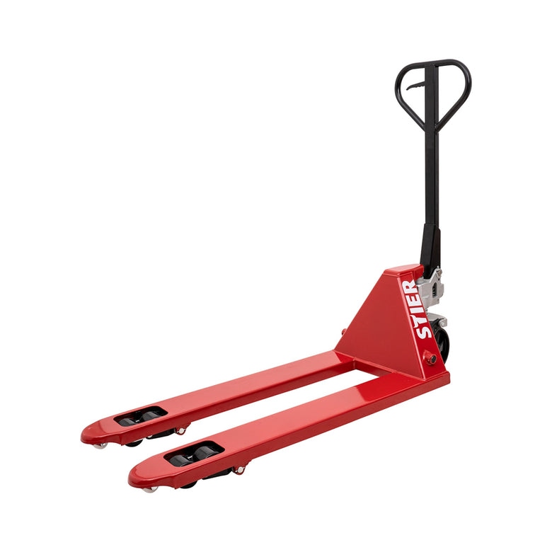 STIER pallet truck 2t to 2.5t hand pallet truck forklift truck nylon rollers various versions