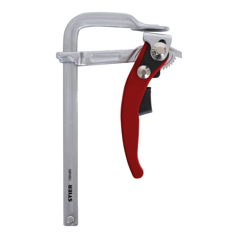 STIER Ganzstahl Hebelzwinge FHZ 160/80 mit bis zu 1570 Nm Spannkraft Zwinge