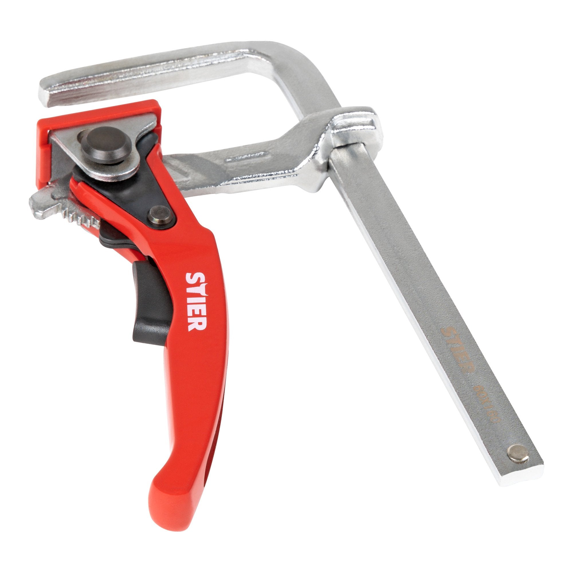 STIER Ganzstahl-Hebelzwinge SHZ 160/60 Fixierung von Führungsschienen diverser