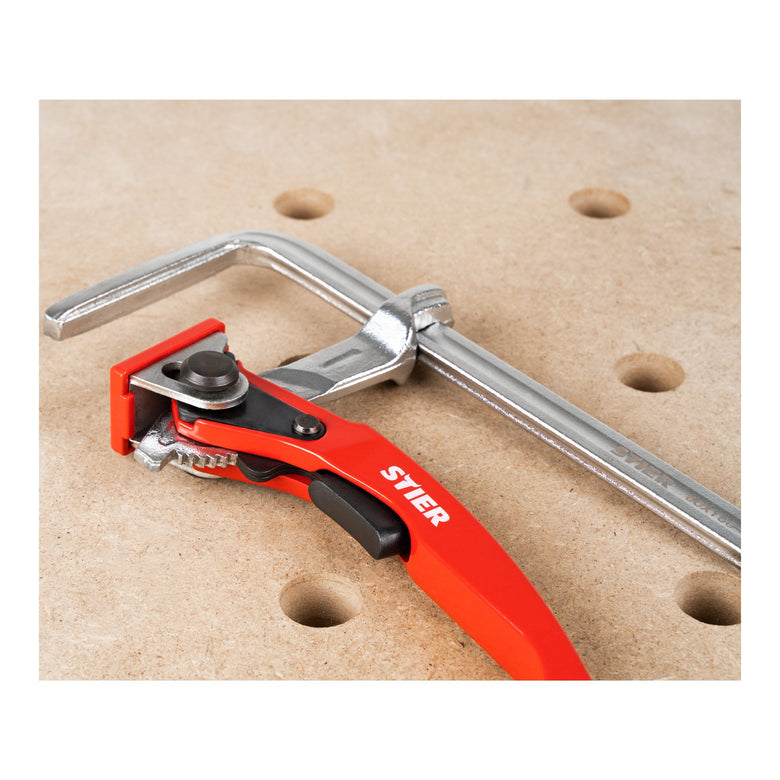 STIER Ganzstahl-Hebelzwinge SHZ 160/60 Fixierung von Führungsschienen diverser