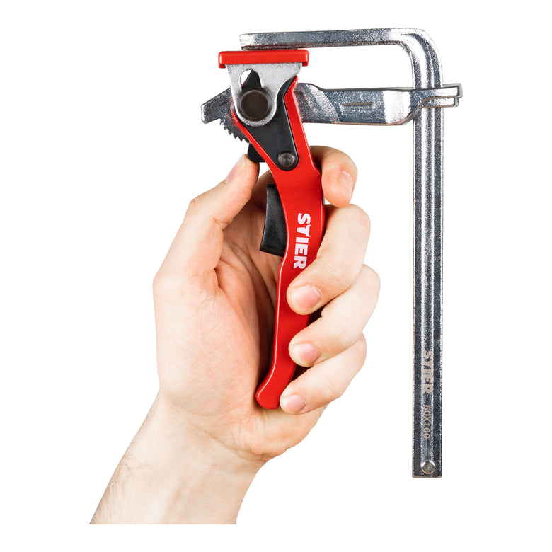 STIER Ganzstahl-Hebelzwinge SHZ 160/60 Fixierung von Führungsschienen diverser