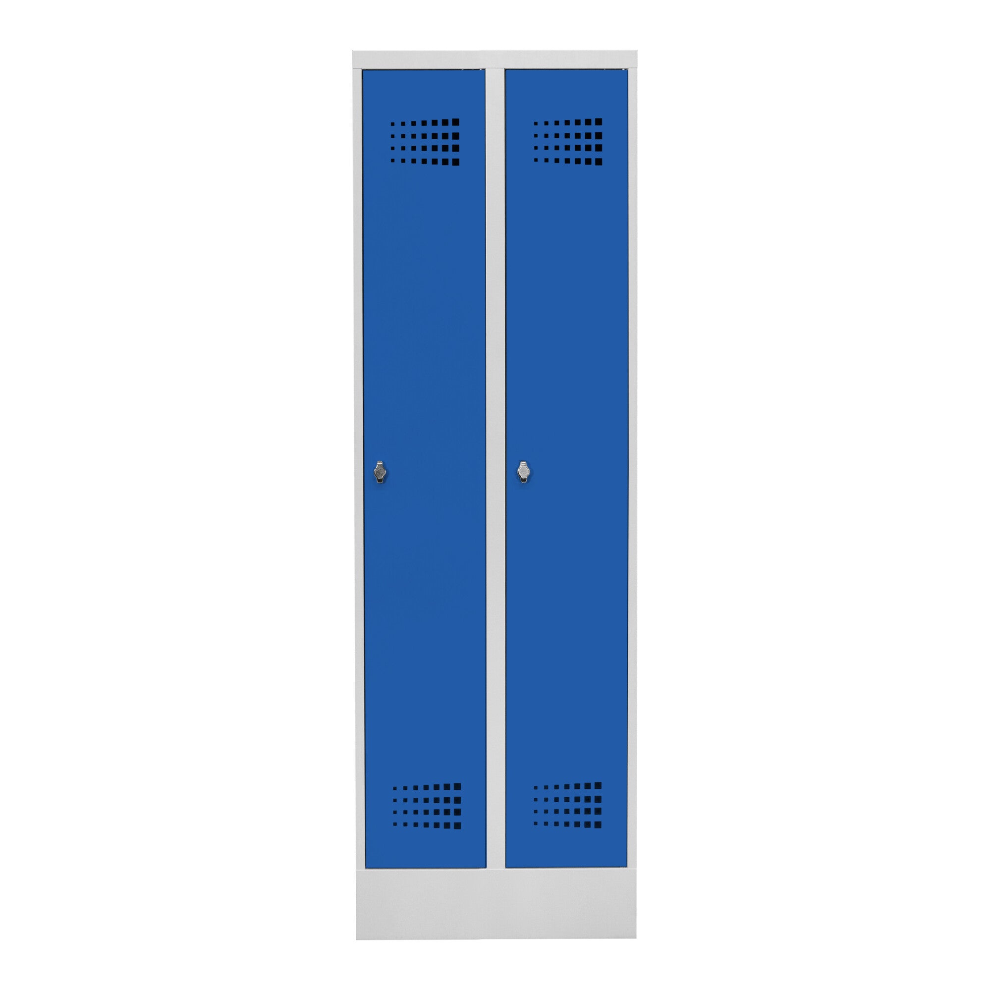 STIER Premium wardrobe locker with base 2 compartments turn lock