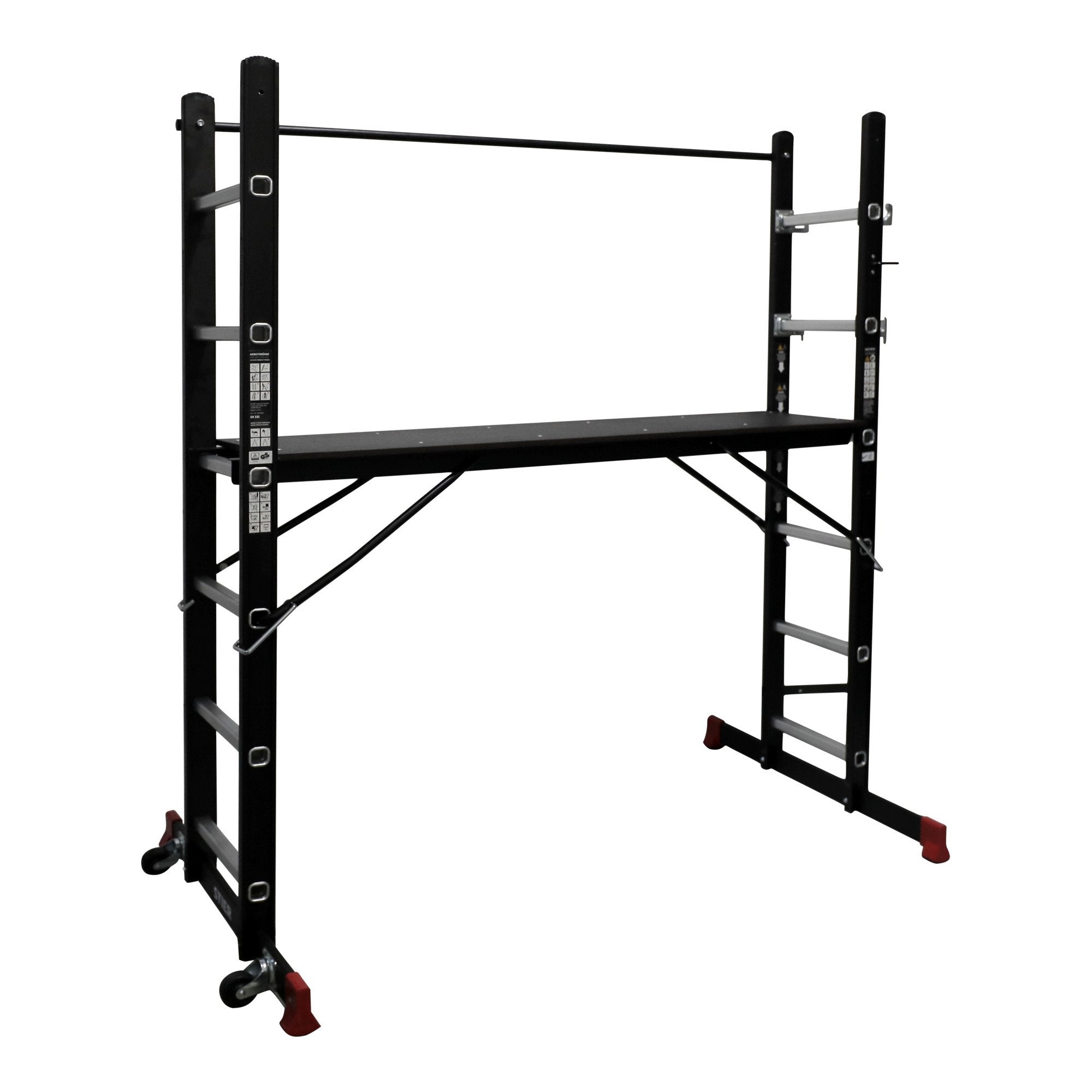 STIER scaffolding work platform 2x 6 up to 150 kg load capacity multi-purpose ladder work platform