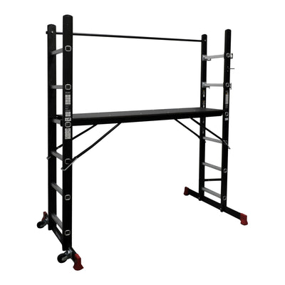 STIER Gerüst-Arbeitsbühne 2x 6 bis 150 kg belastbar Mehrzweckleiter Arbeitsbühne