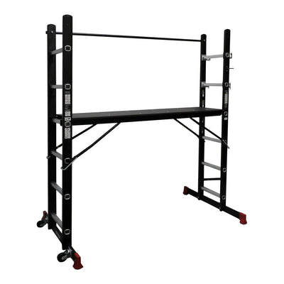 STIER Gerüst-Arbeitsbühne 2x 6 bis 150 kg belastbar Mehrzweckleiter Arbeitsbühne