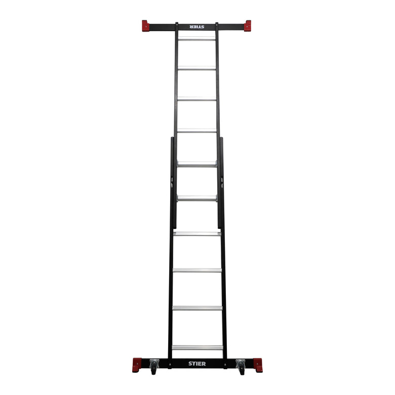 STIER Gerüst-Arbeitsbühne 2x 6 bis 150 kg belastbar Mehrzweckleiter Arbeitsbühne