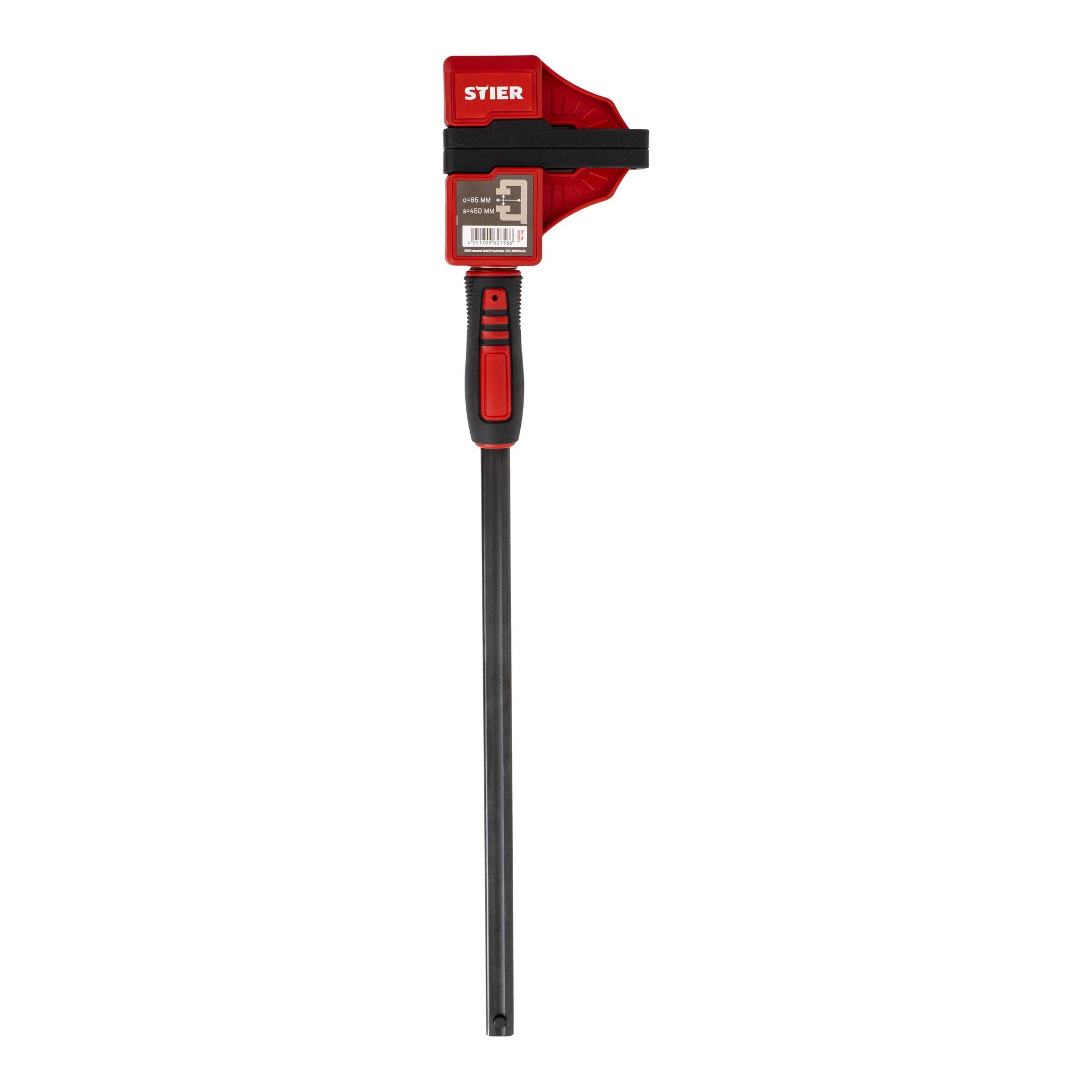 STIER Kompaktzwinge optimal für Arbeiten auf engem Raum 450 mm Spannweite 60 mm