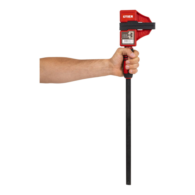 STIER Kompaktzwinge optimal für Arbeiten auf engem Raum 450 mm Spannweite 60 mm