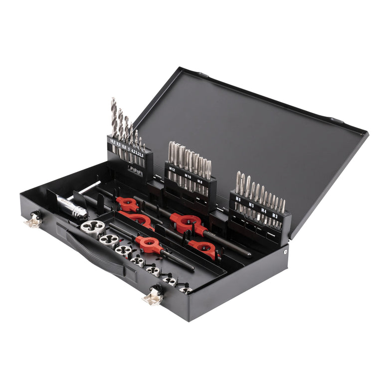 STIER Gewindeschneid Set mit Gewindebohrern unterschiedliche Größen