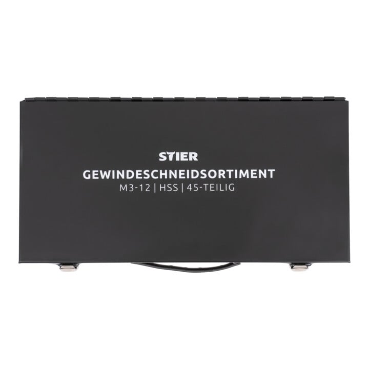 STIER Gewindeschneid Set mit Gewindebohrern unterschiedliche Größen