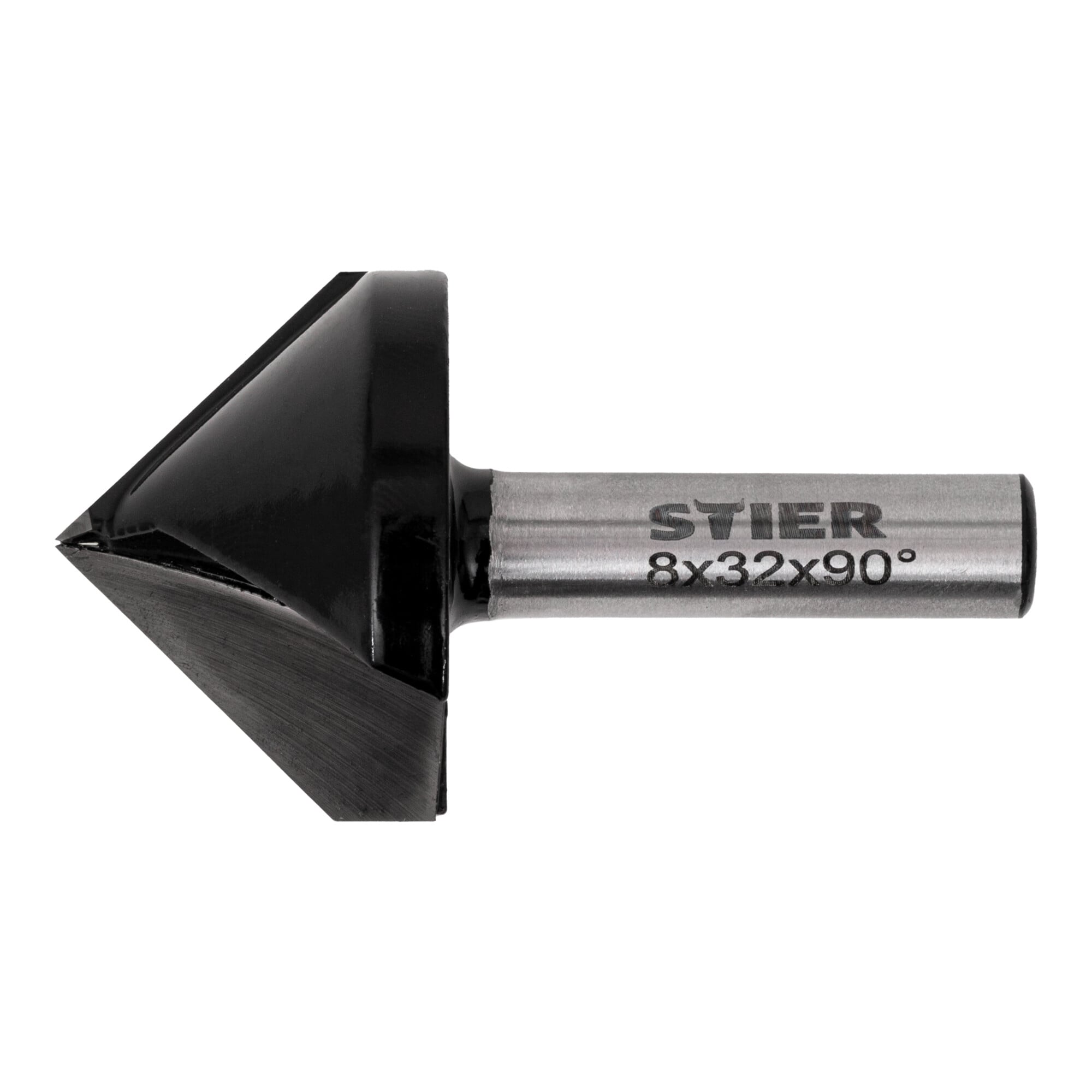 STIER Gipskartonfräser Rigipsfräser 90° Winkel V-Nutfräser Schriftenfräser D32