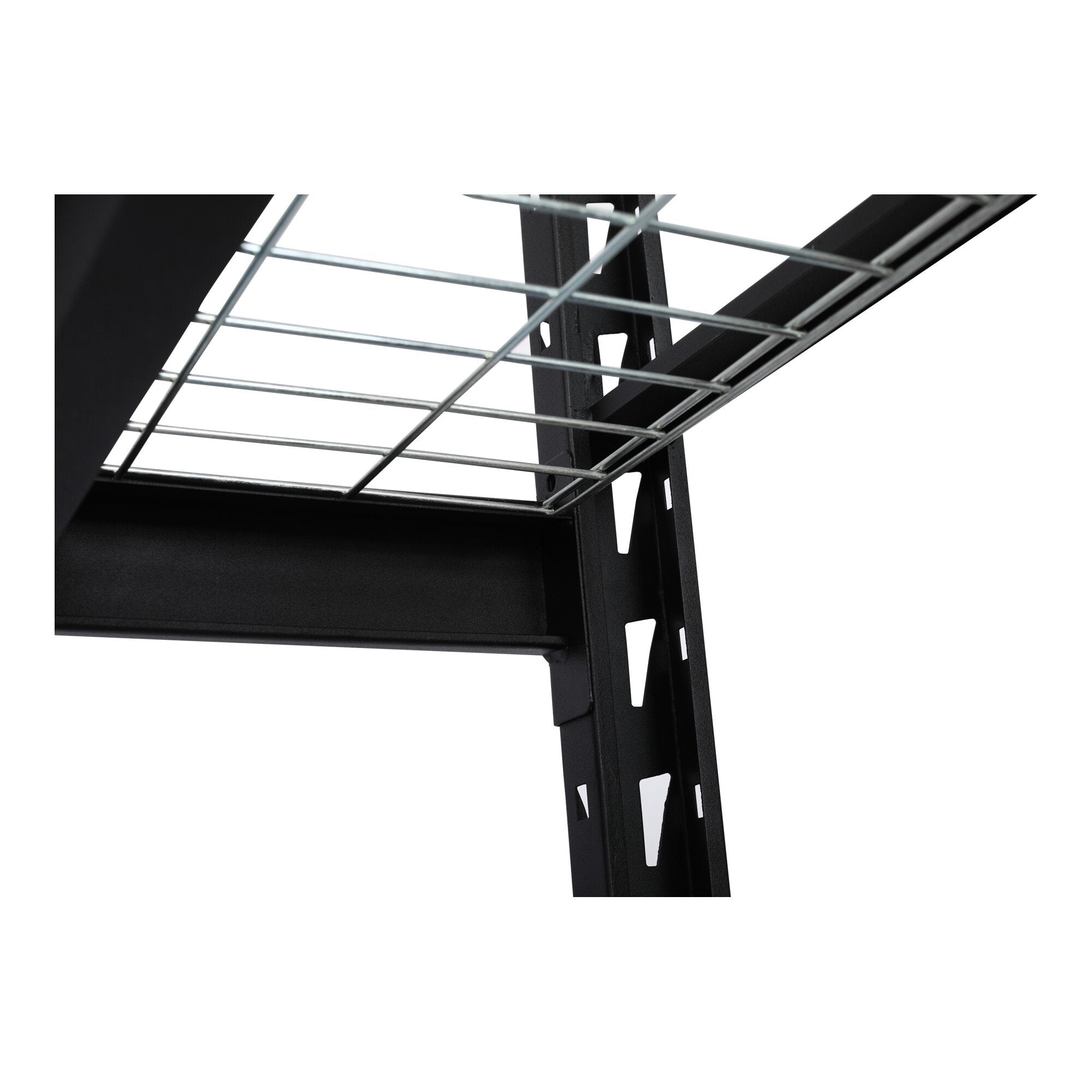 STIER Gitterrost-Fachbodenregal | Fachlast 400 kg | HxBxT 1830x1950x610mm | 4 Regalböden | Stahlgestell | Regalsystem