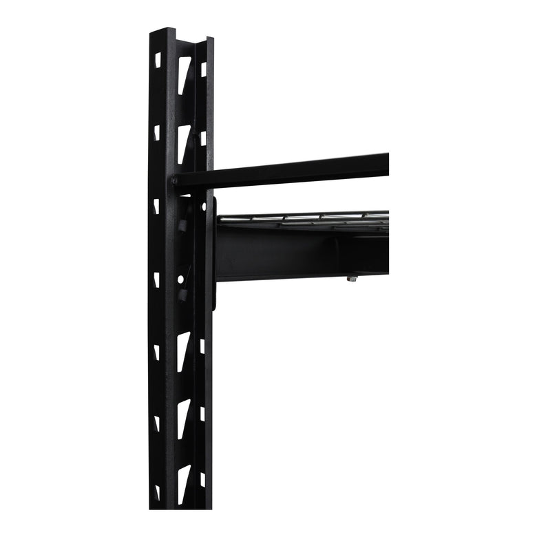STIER Gitterrost-Fachbodenregal | Fachlast 400 kg | HxBxT 1830x1950x610mm | 4 Regalböden | Stahlgestell | Regalsystem