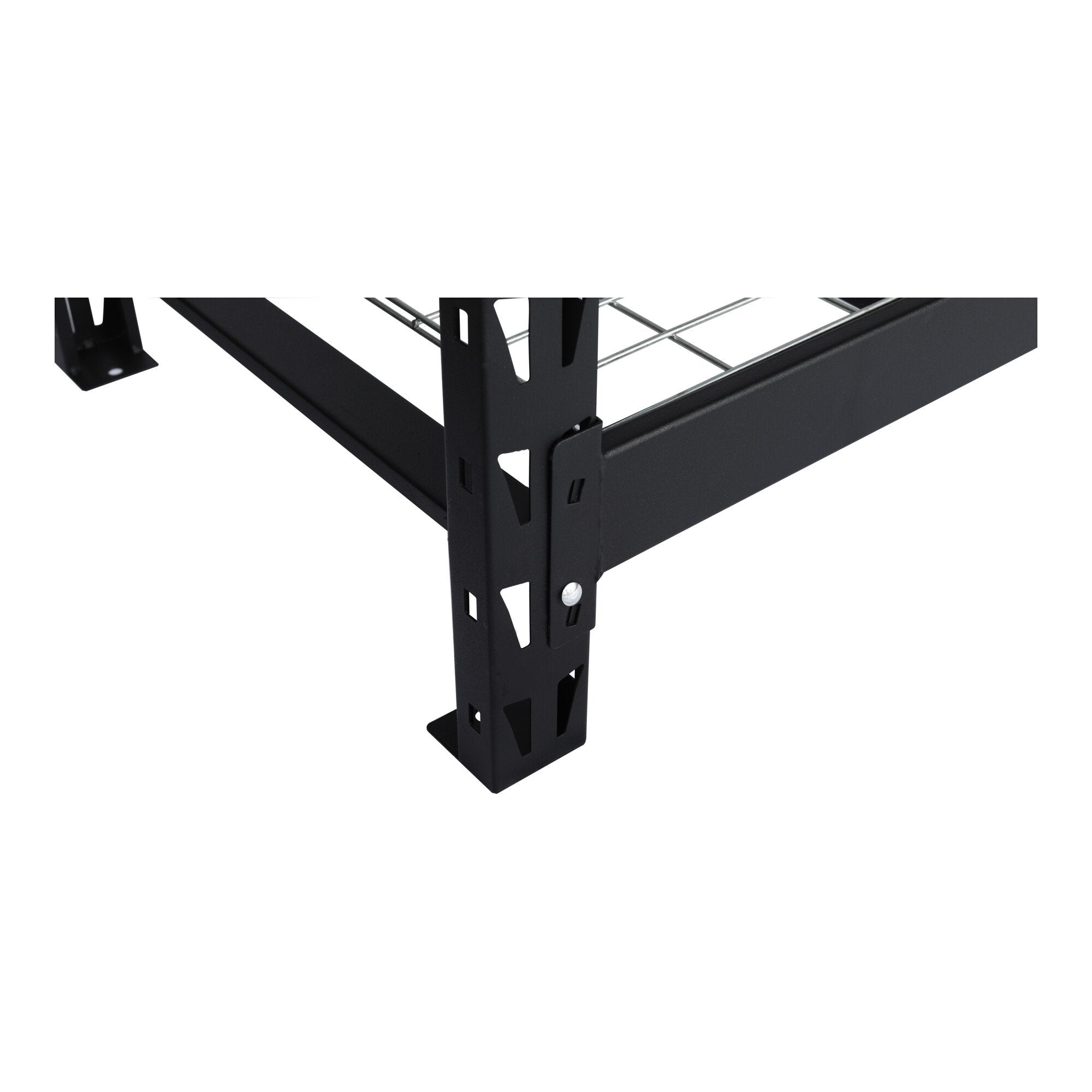 STIER Gitterrost-Fachbodenregal | Fachlast 400 kg | HxBxT 1830x1950x610mm | 4 Regalböden | Stahlgestell | Regalsystem