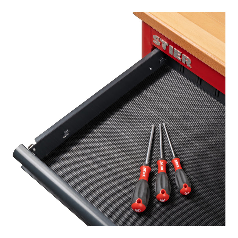 STIER Gummi-Schubladeneinlage für STIER Werkstattwagen Zubehör Werkstattwagen
