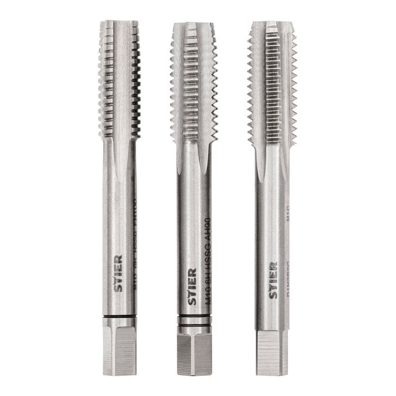 STIER Handgewindebohrer Satz 3-teilig Vor- Mittel- und Fertigschneider
