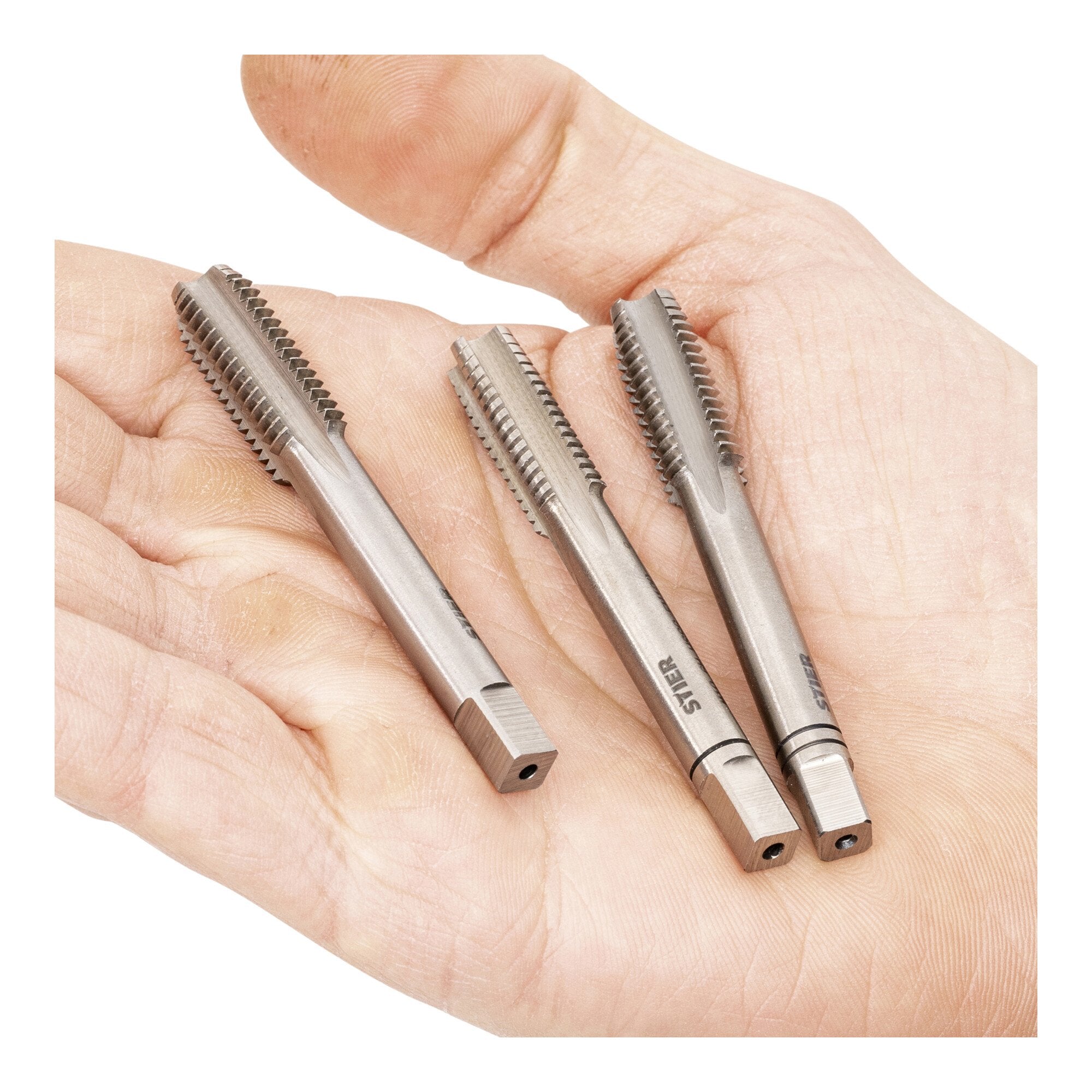 STIER Handgewindebohrer Satz 3-teilig Vor- Mittel- und Fertigschneider