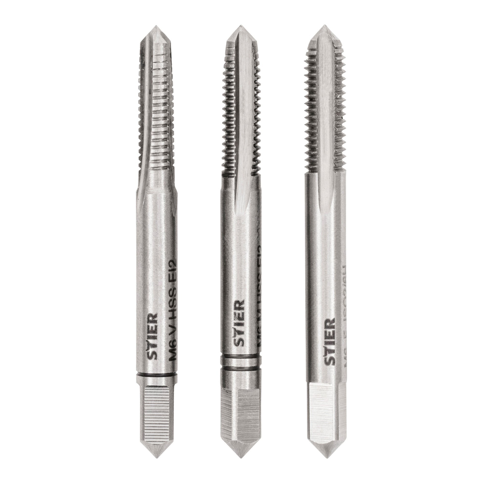 STIER Handgewindebohrer Satz 3-teilig Vor- Mittel- und Fertigschneider