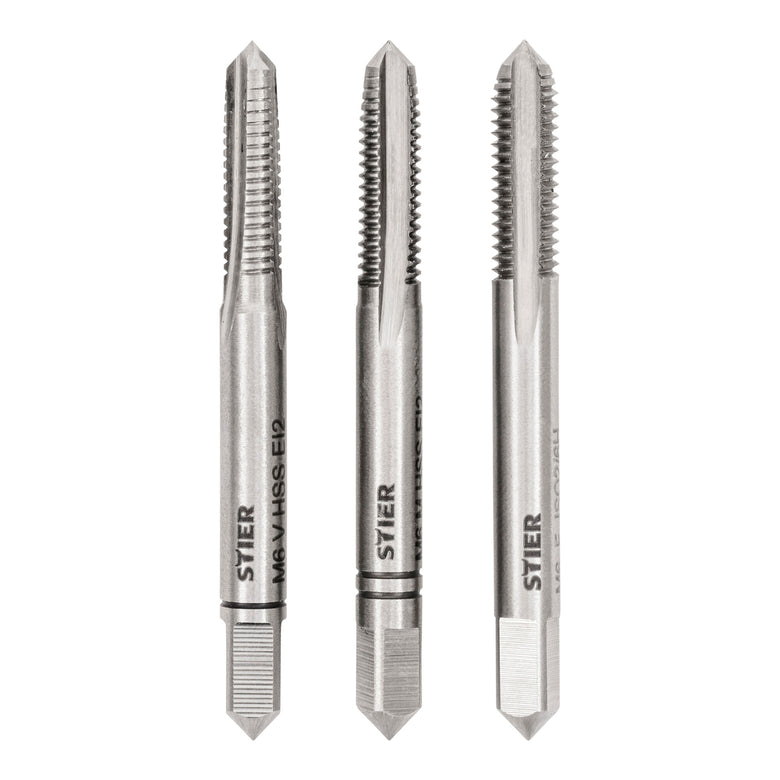 STIER hand tap set 3-piece pre-, middle- and finishing tap