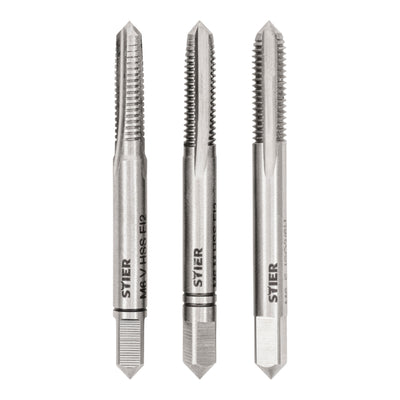 STIER hand tap set 3-piece pre-, middle- and finishing tap